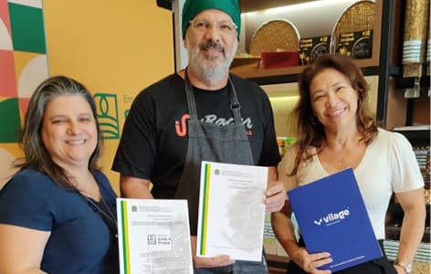 Entrega de certificado de Registro de Marca Empório Grão e Prosa