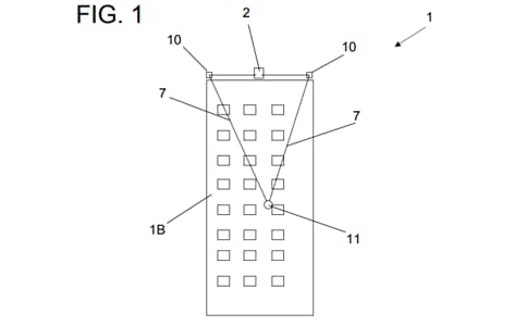 Patente à venda -Sistema de posicionamento em plano vertical