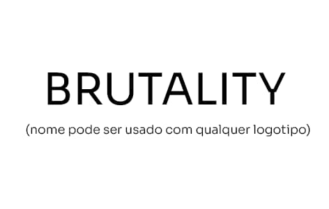 A marca Brutality registrada no INPI está disponível para compra.